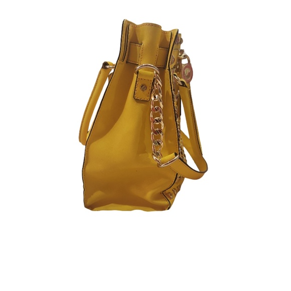 Michael Kors Large Hamilton Studded Bag /MK Gold Lock&Key/ Excellent Conditition - Picture 4 of 6